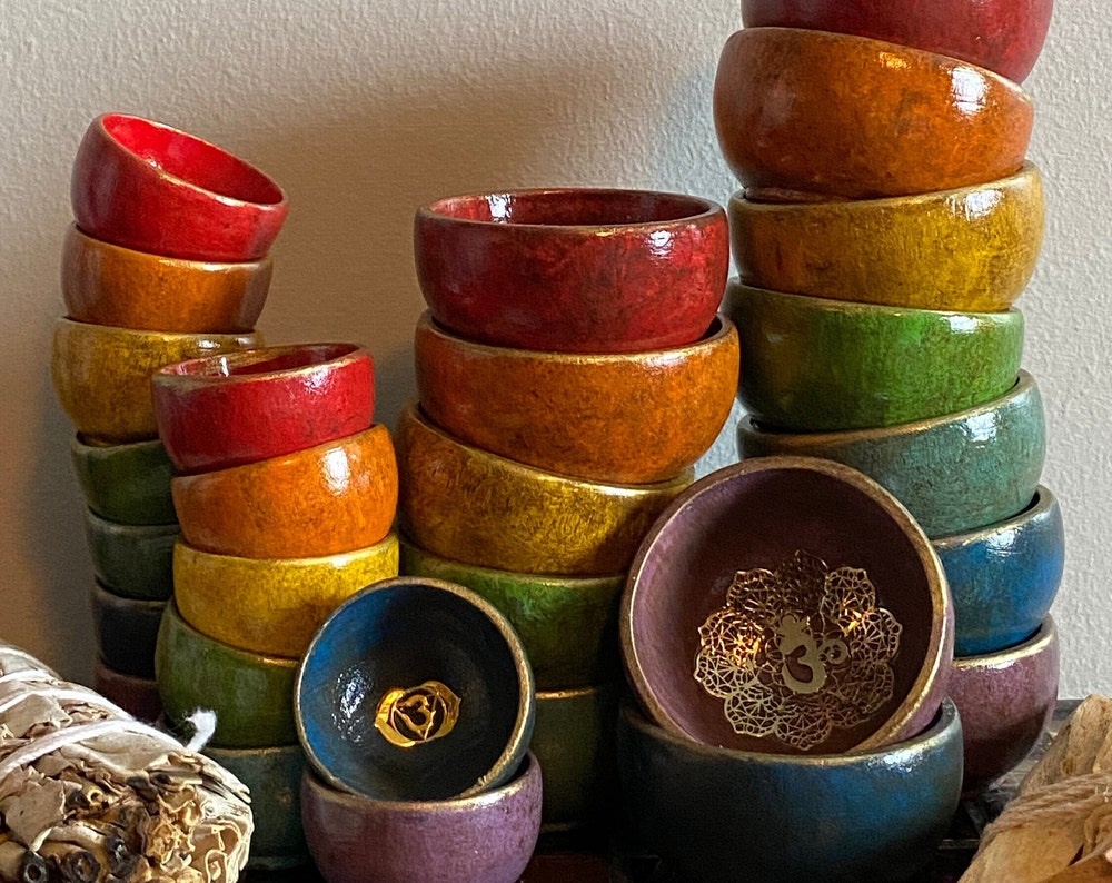 7-Piece Chakra Offering Bowl Set