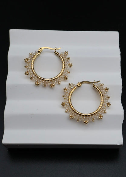 Subtle Whimsy Hoops