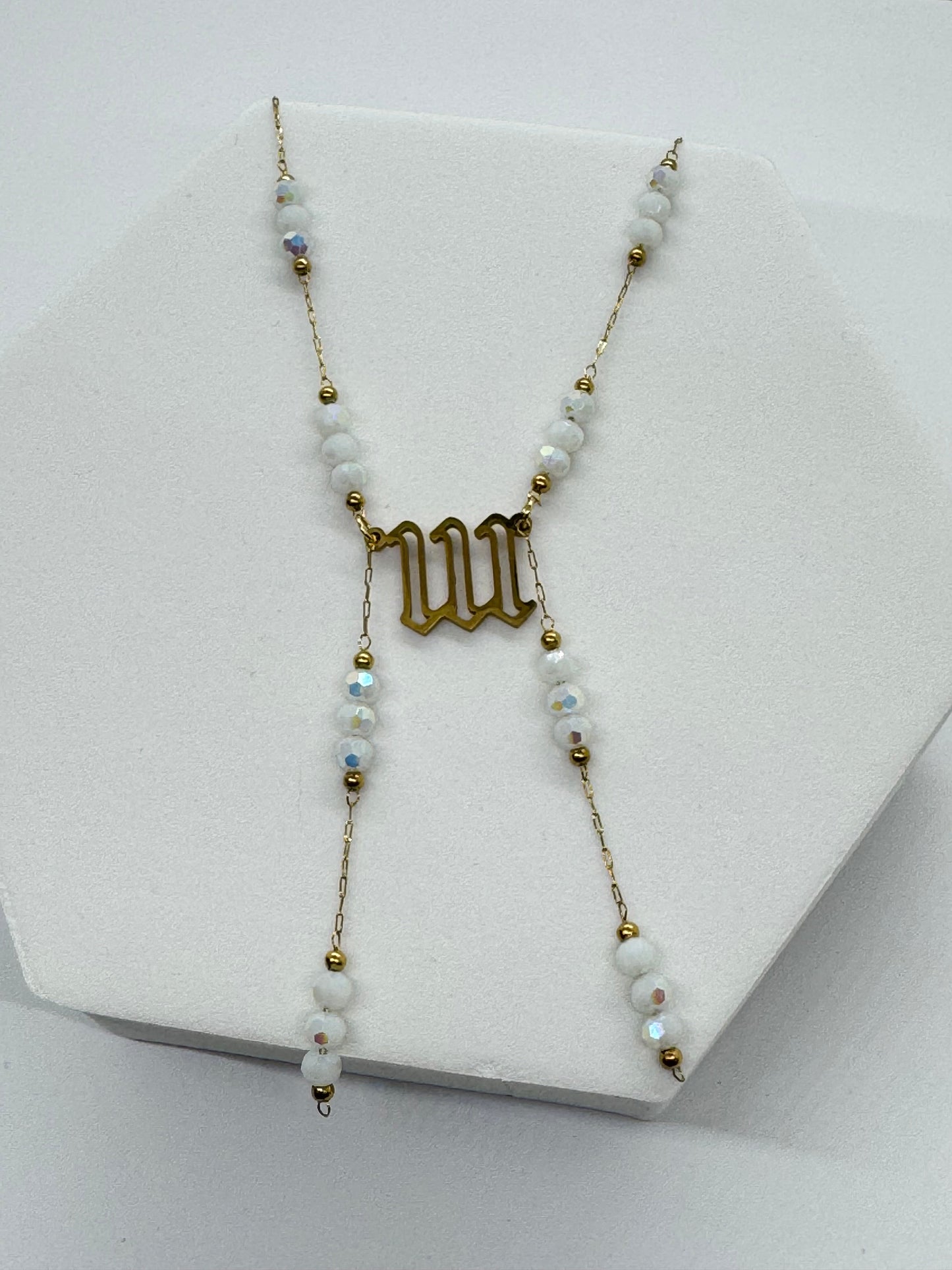 Sacred Angel Number 111 Glow Necklace
