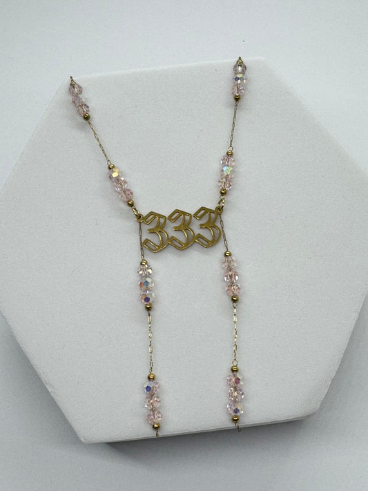Sacred Angel Number 333 Glow Necklace
