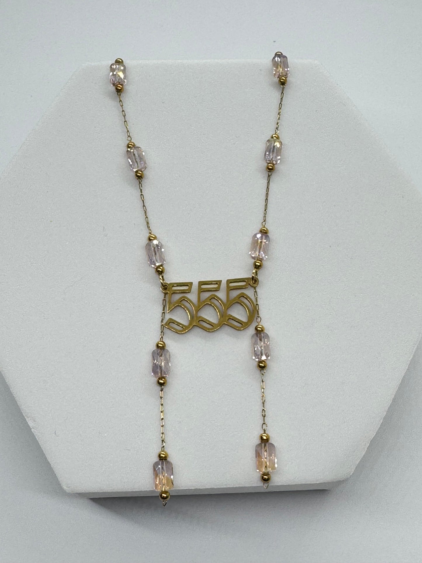Sacred Angel Number 555 Glow Necklace
