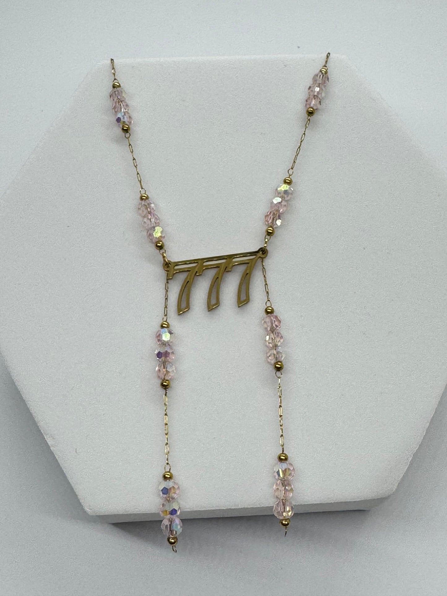 Sacred Angel Number 777 Glow Necklace