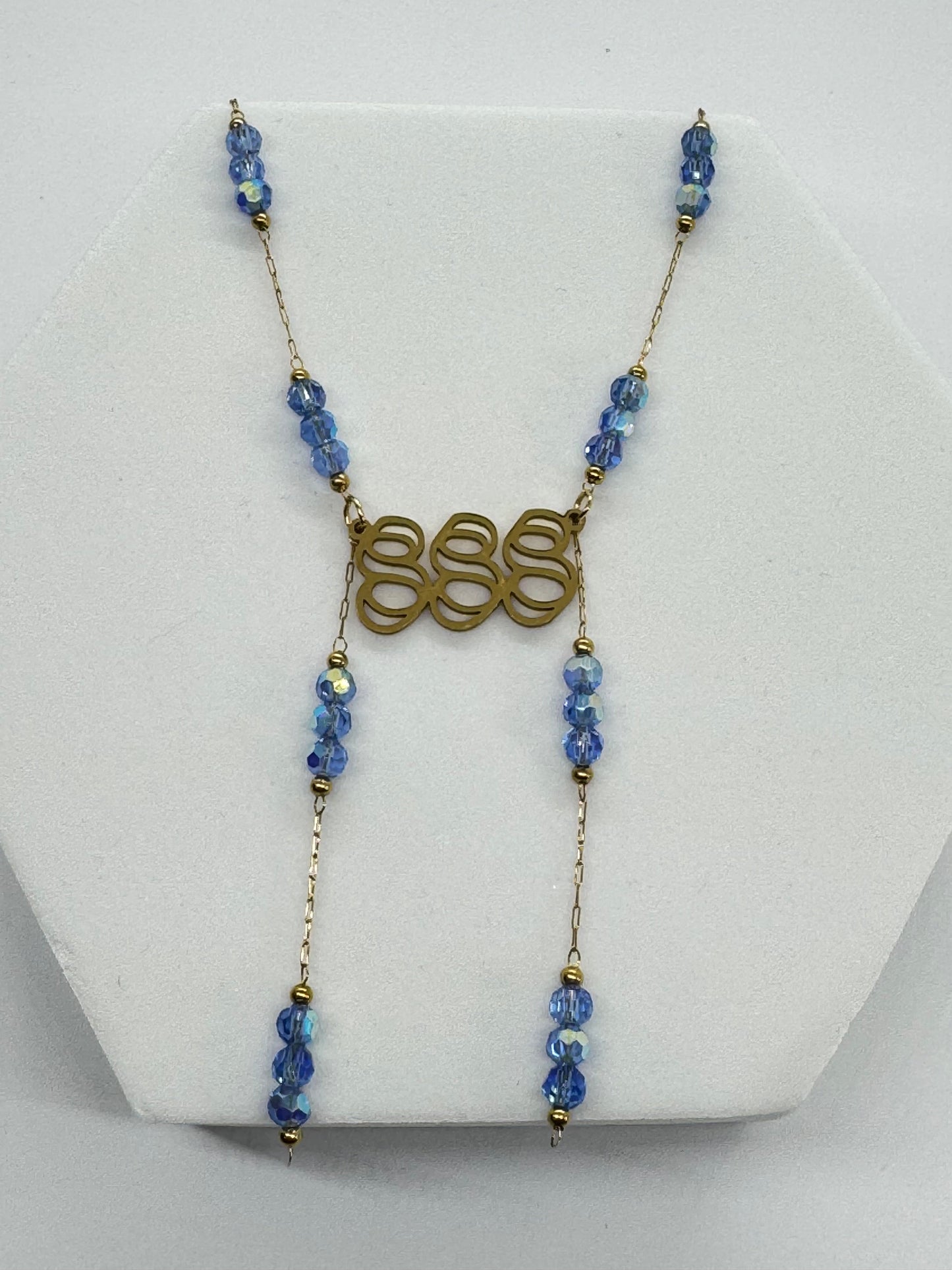 Sacred Angel Number 888 Glow Necklace